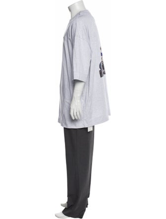 Juun.J Crew Neck Three-Quarter Sleeve T-Shirt