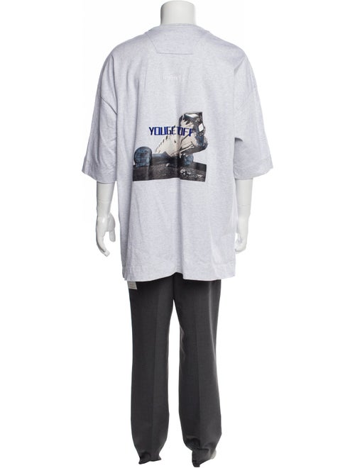 Juun.J Crew Neck Three-Quarter Sleeve T-Shirt