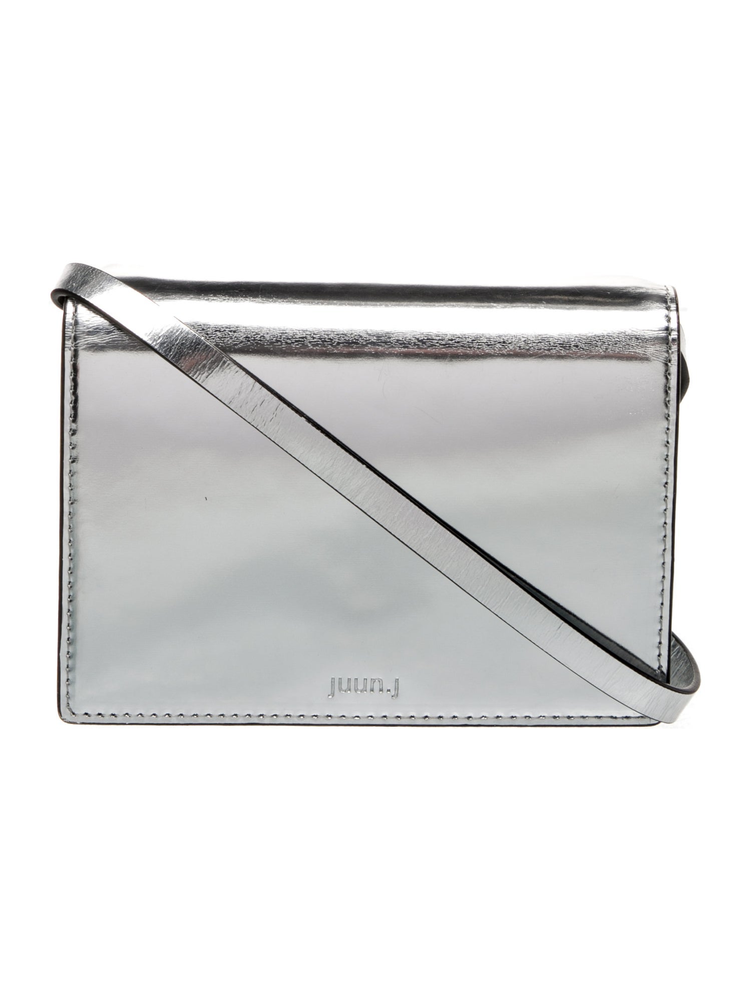 Juun.J Patent Leather Crossbody Bag
