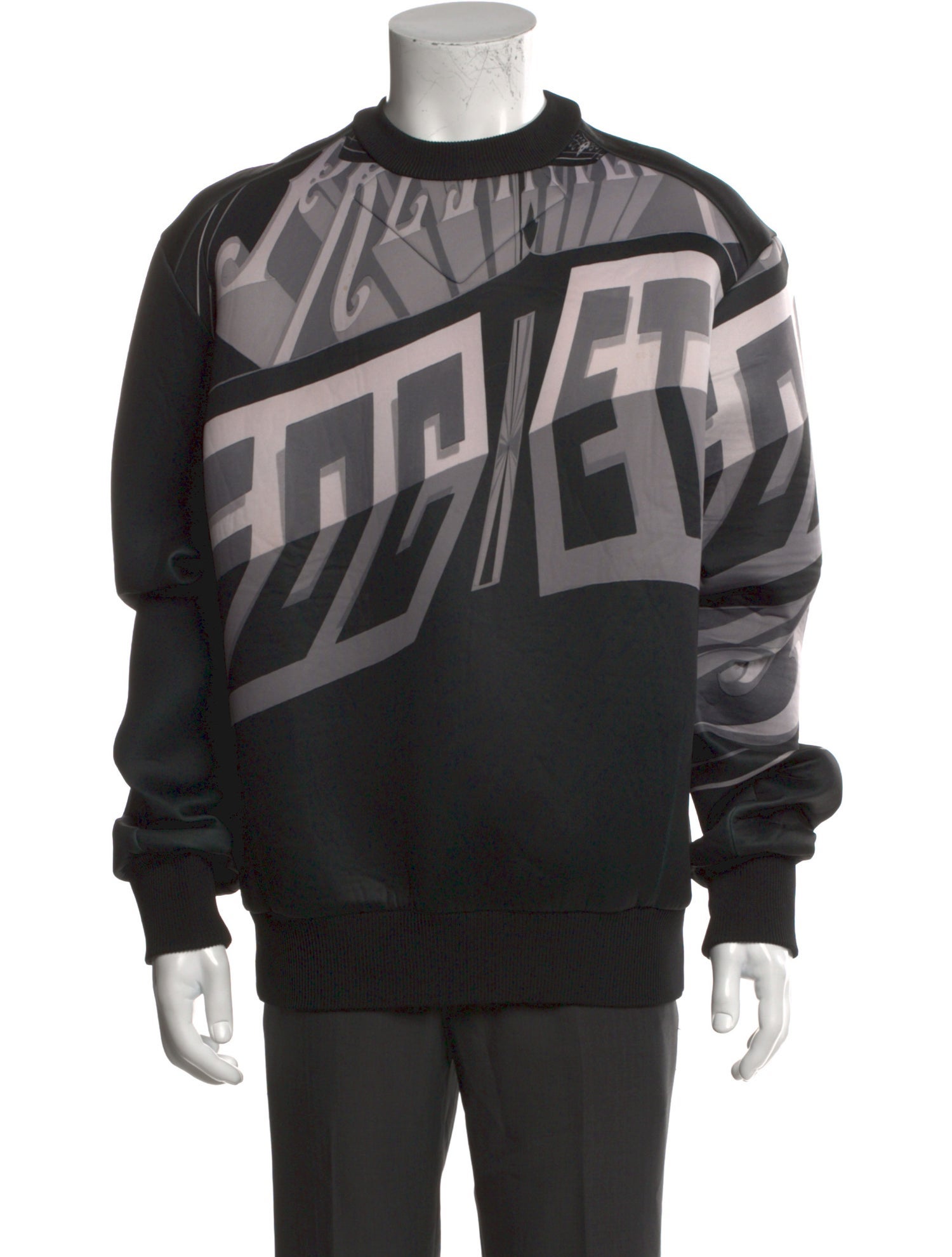 Juun.J Printed Crew Neck Pullover