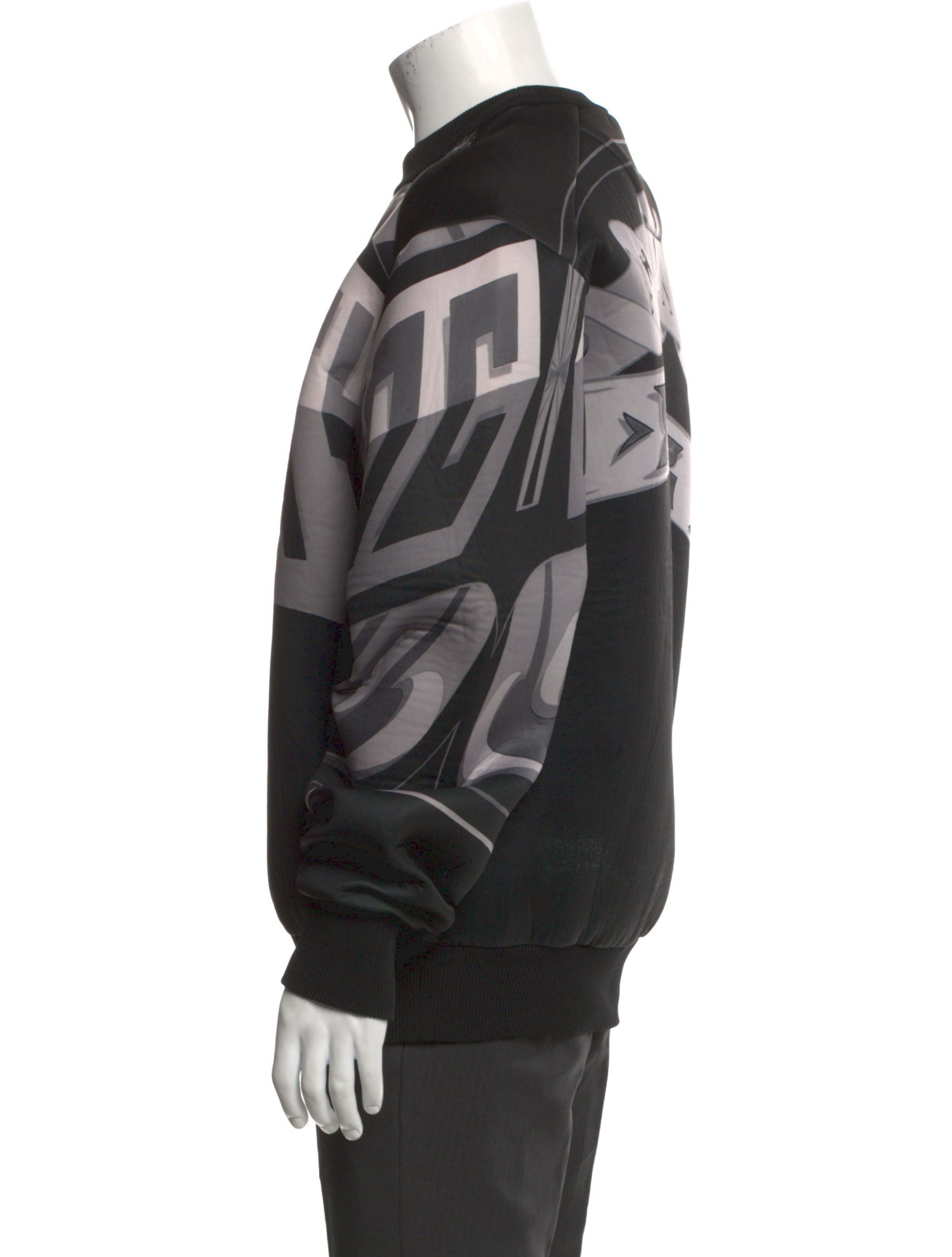 Juun.J Printed Crew Neck Pullover