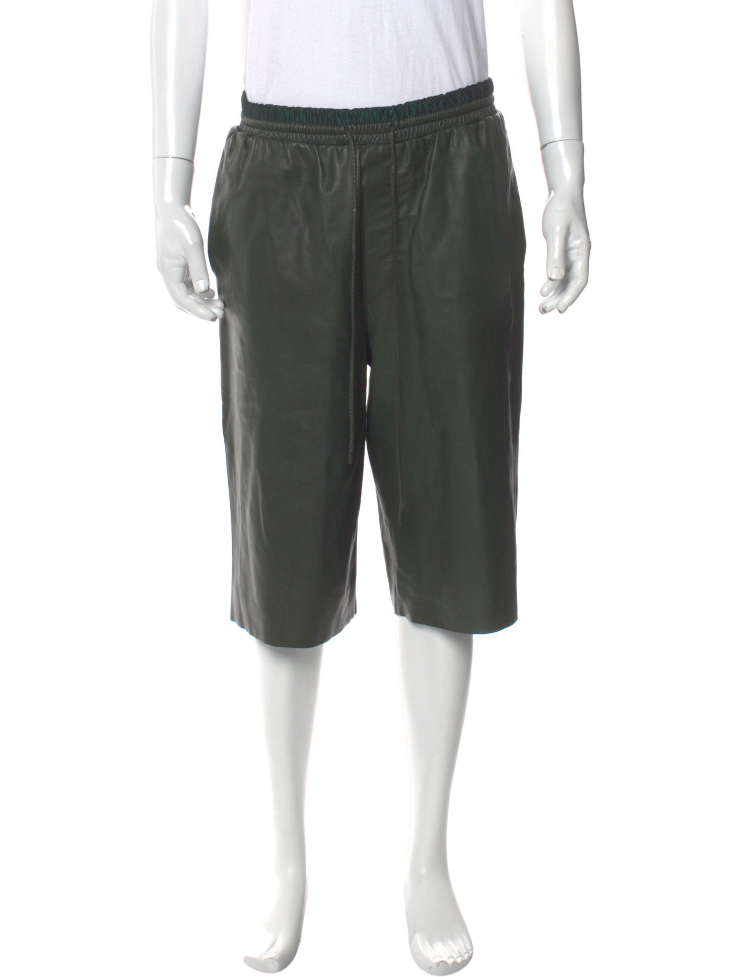 Juun.J Lambskin Shorts