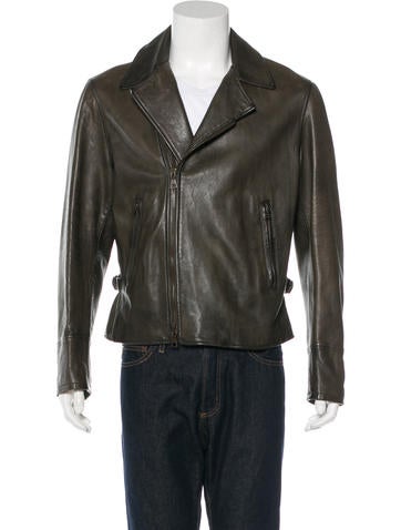John Varvatos Aged Leather Jacket Clothing Jva22265 The Realreal Aged Leather Jacket