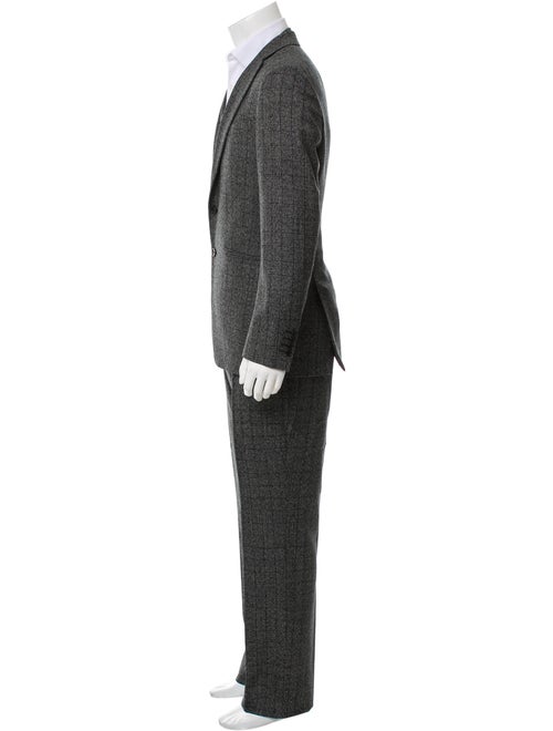 John Varvatos Three-Piece Wool Suit