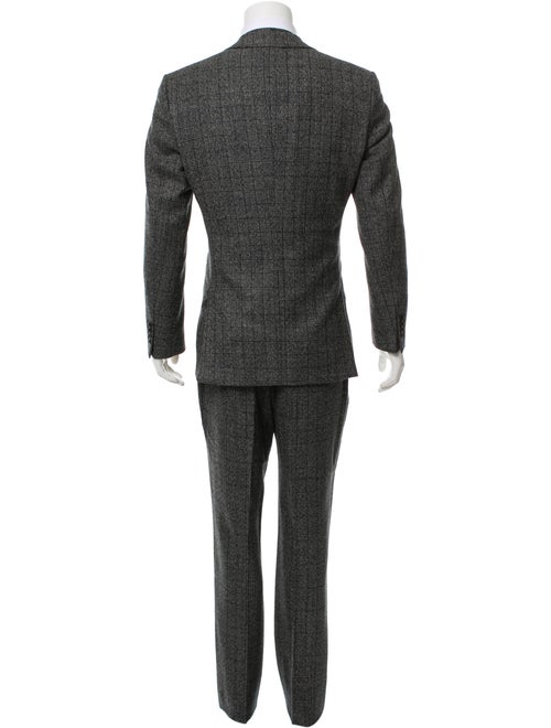 John Varvatos Three-Piece Wool Suit