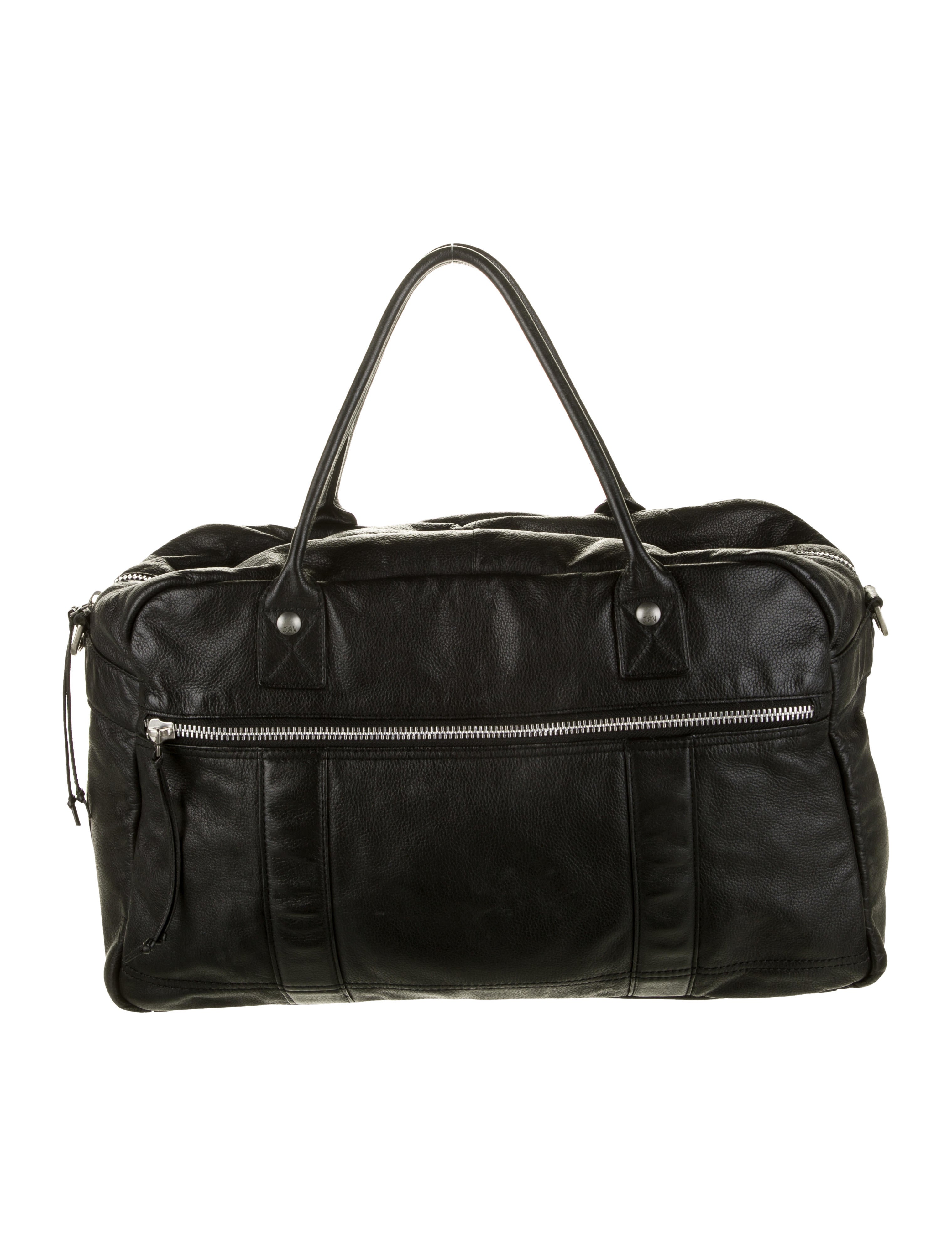 John Varvatos Leather Duffle Bag Bags JVA31783 The RealReal