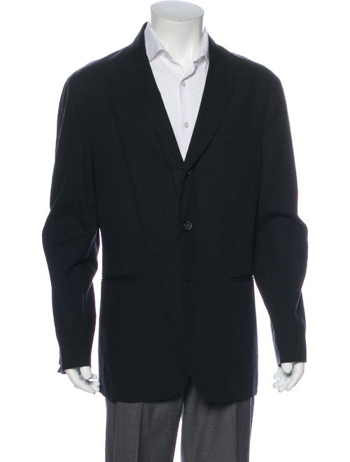 John Varvatos Linen Blazer Black