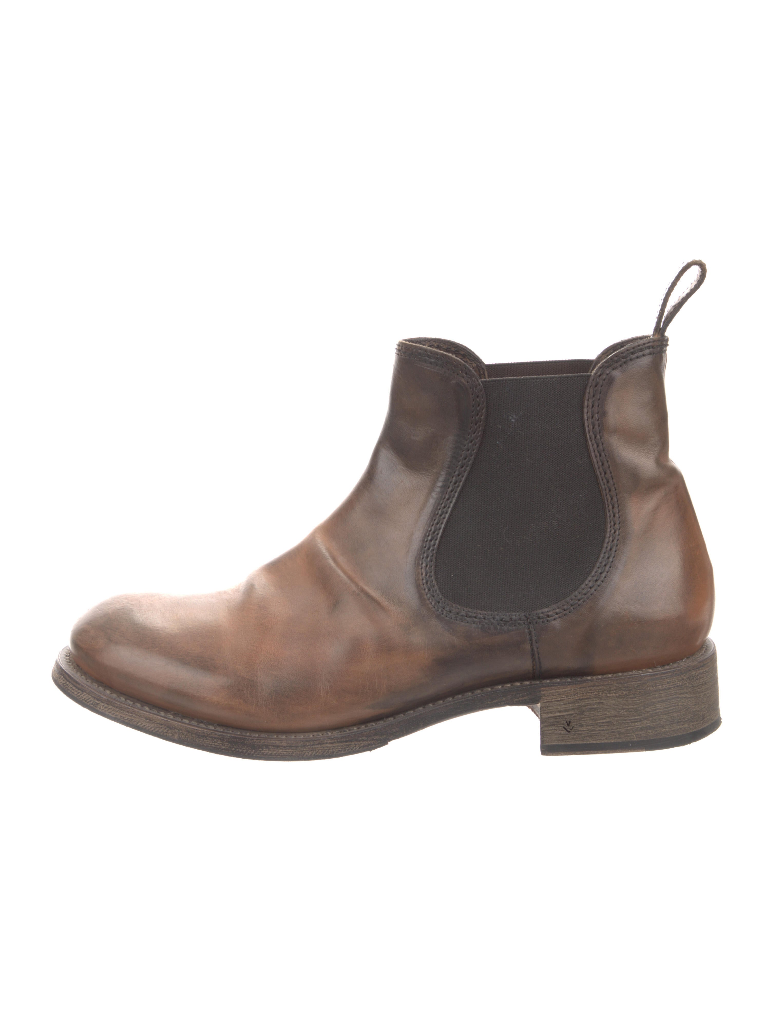 John Varvatos Leather Chelsea Boots - Brown Boots, Shoes - JVA46961 ...