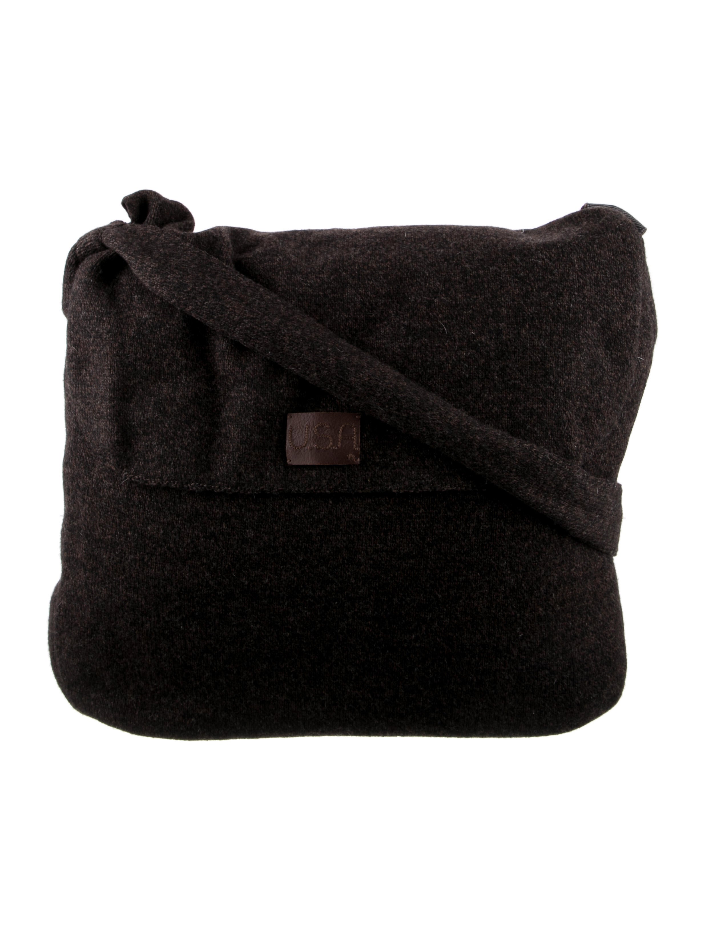 John Varvatos Wool Messenger Bag Brown Messenger Bags, Bags