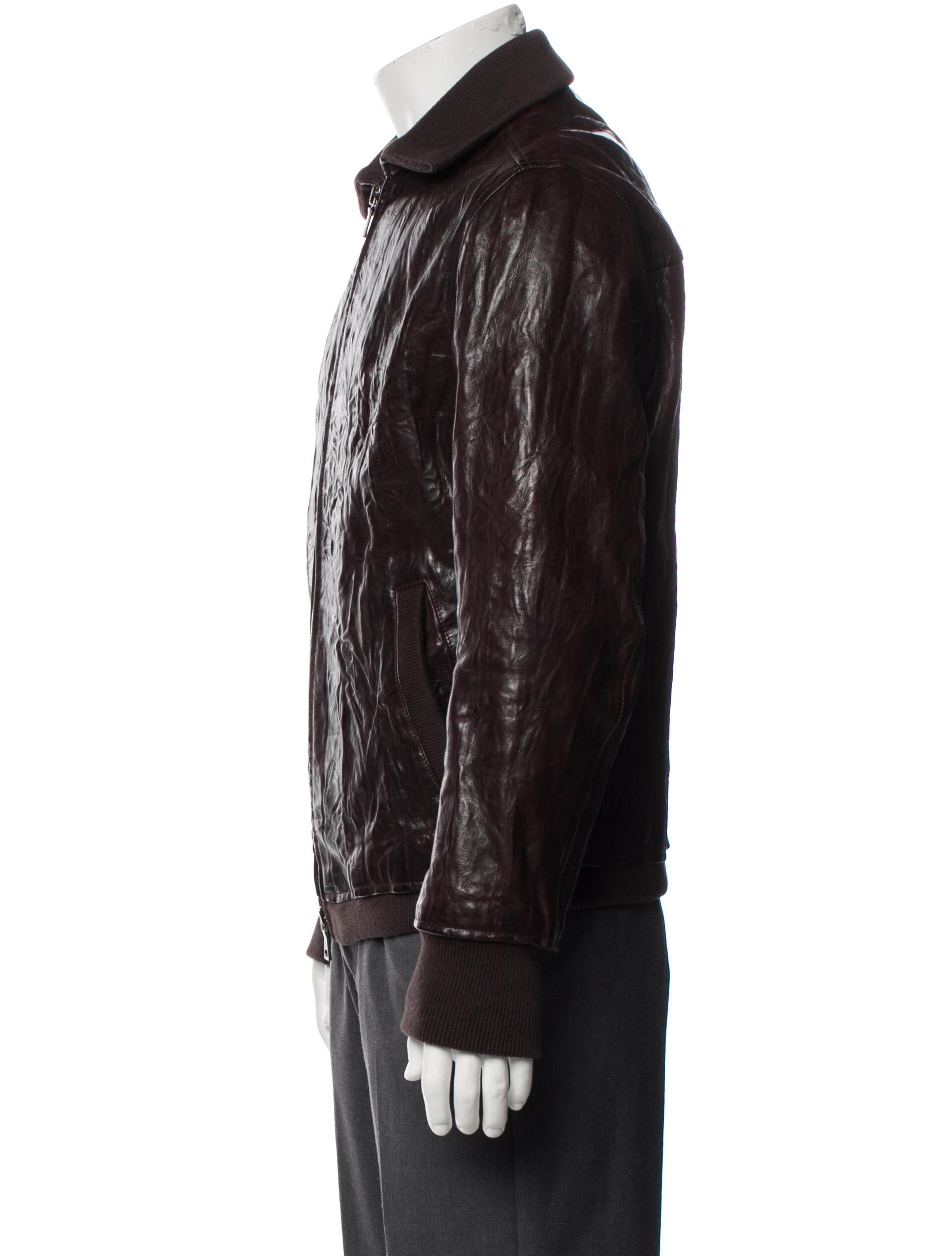 John Varvatos Leather Moto Jacket
