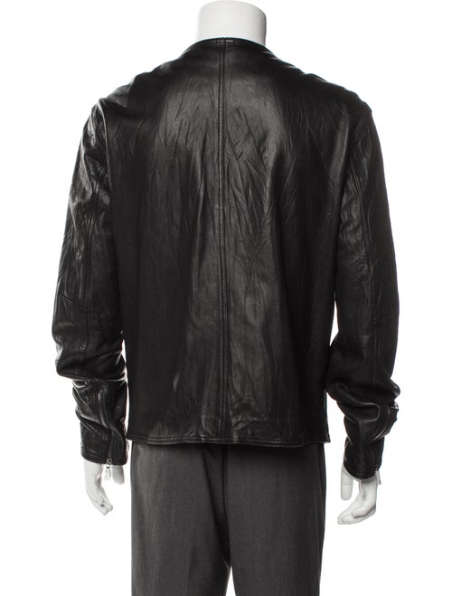 John Varvatos Leather Moto Jacket