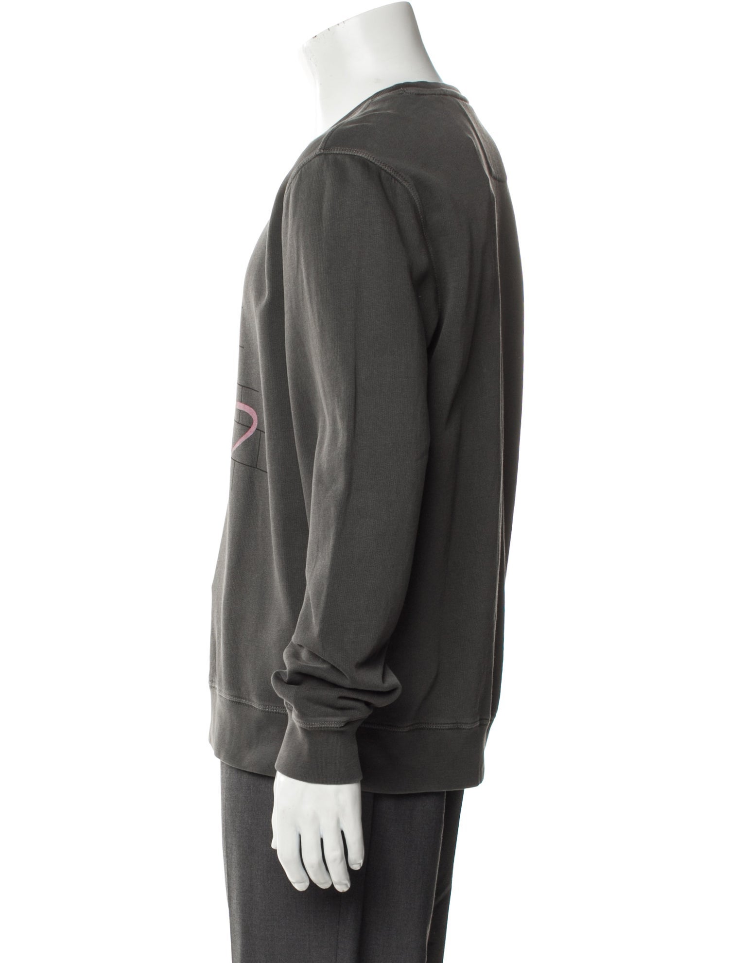 John Varvatos Graphic Print Crew Neck Sweatshirt