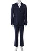 John Varvatos Virgin Wool Three-Piece Suit Vest