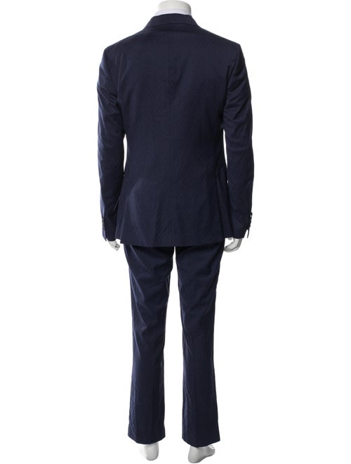 John Varvatos Virgin Wool Three-Piece Suit Vest