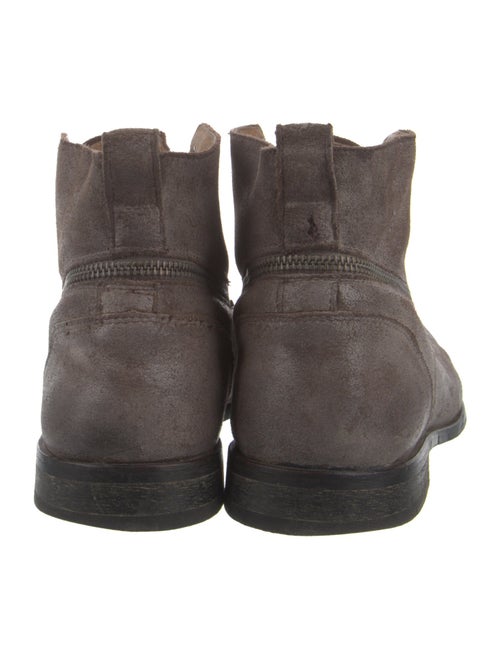 John Varvatos Suede Combat Boots