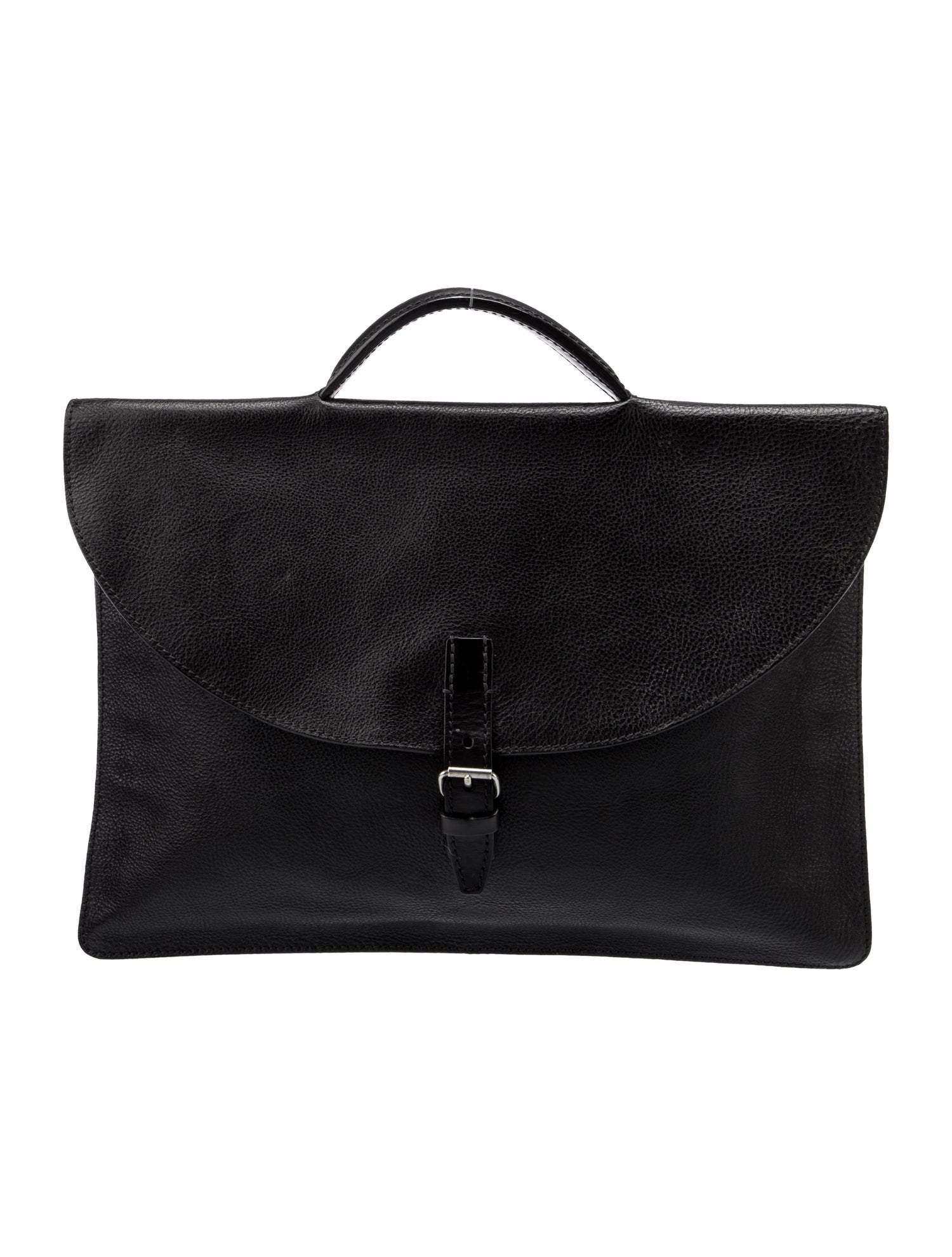 John Varvatos Leather Top Handle Bag