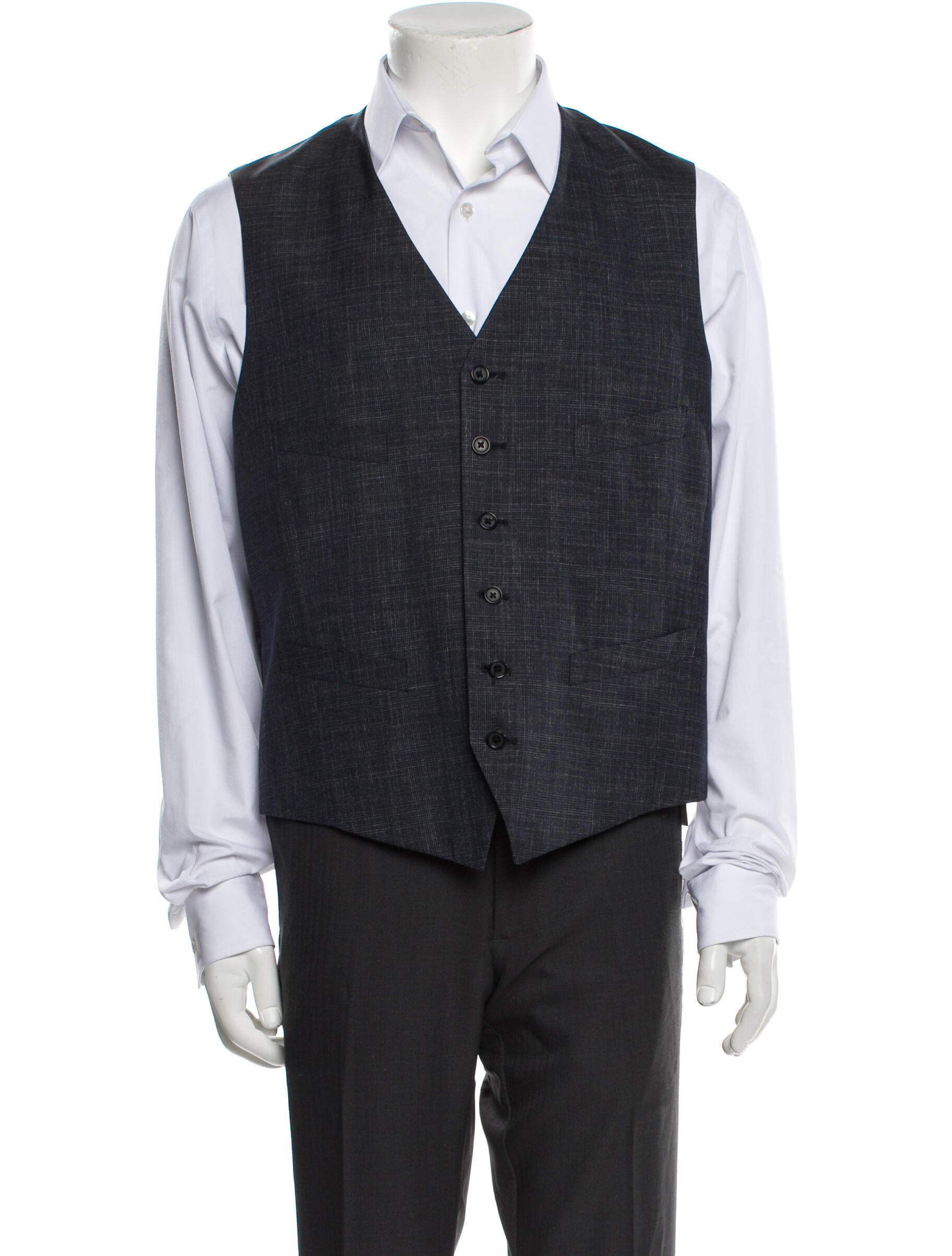 John Varvatos Wool Suit Vest
