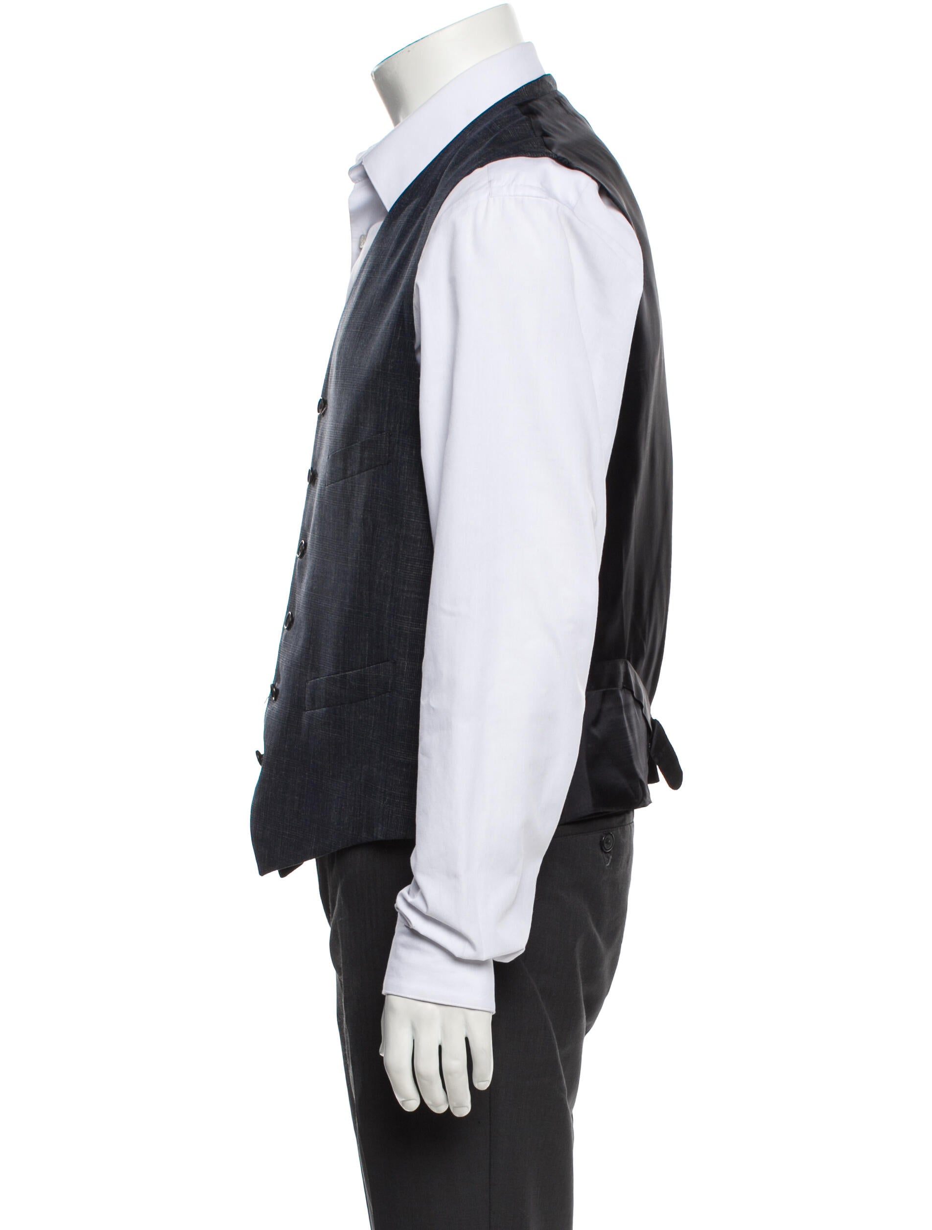 John Varvatos Wool Suit Vest