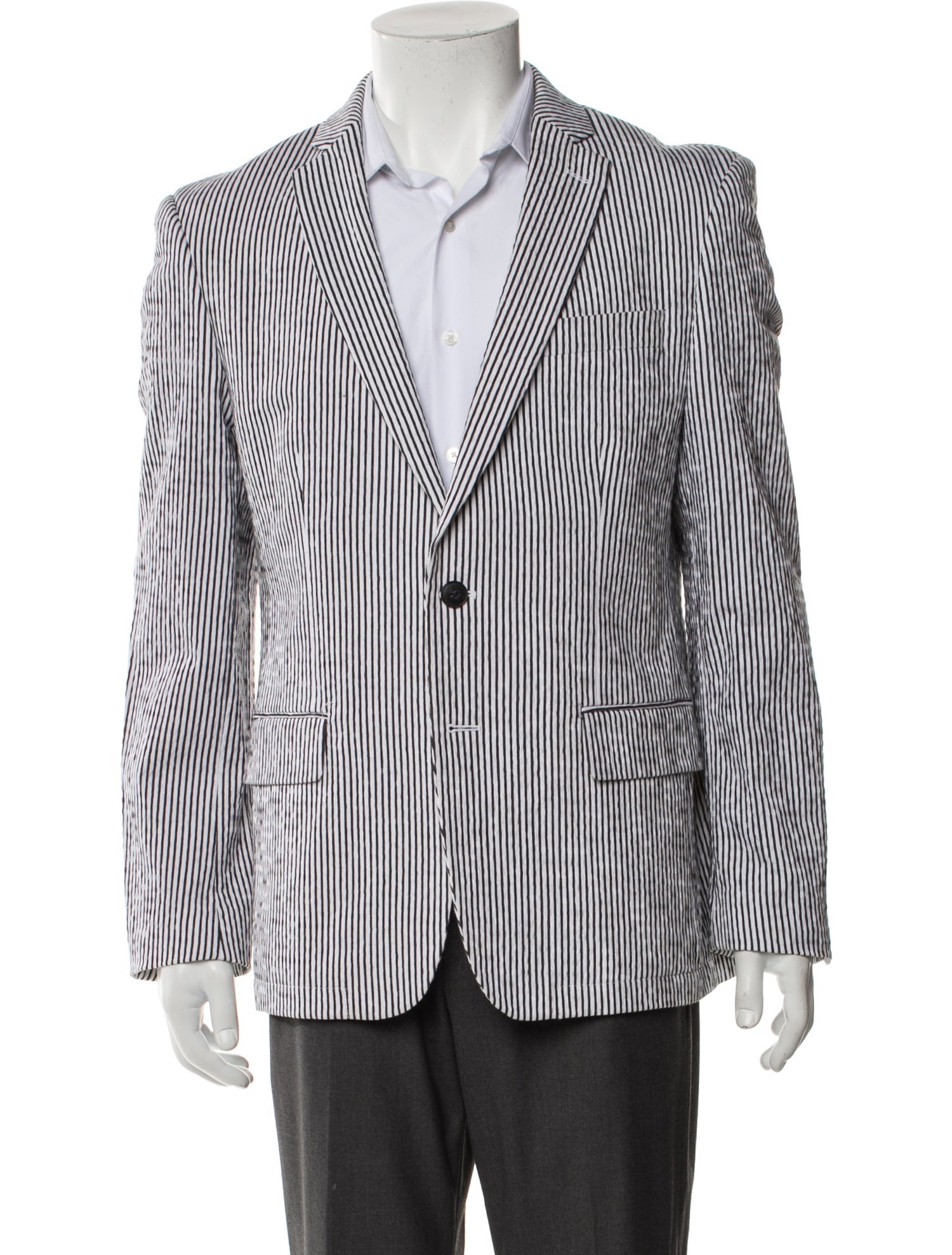 John Varvatos Striped Blazer