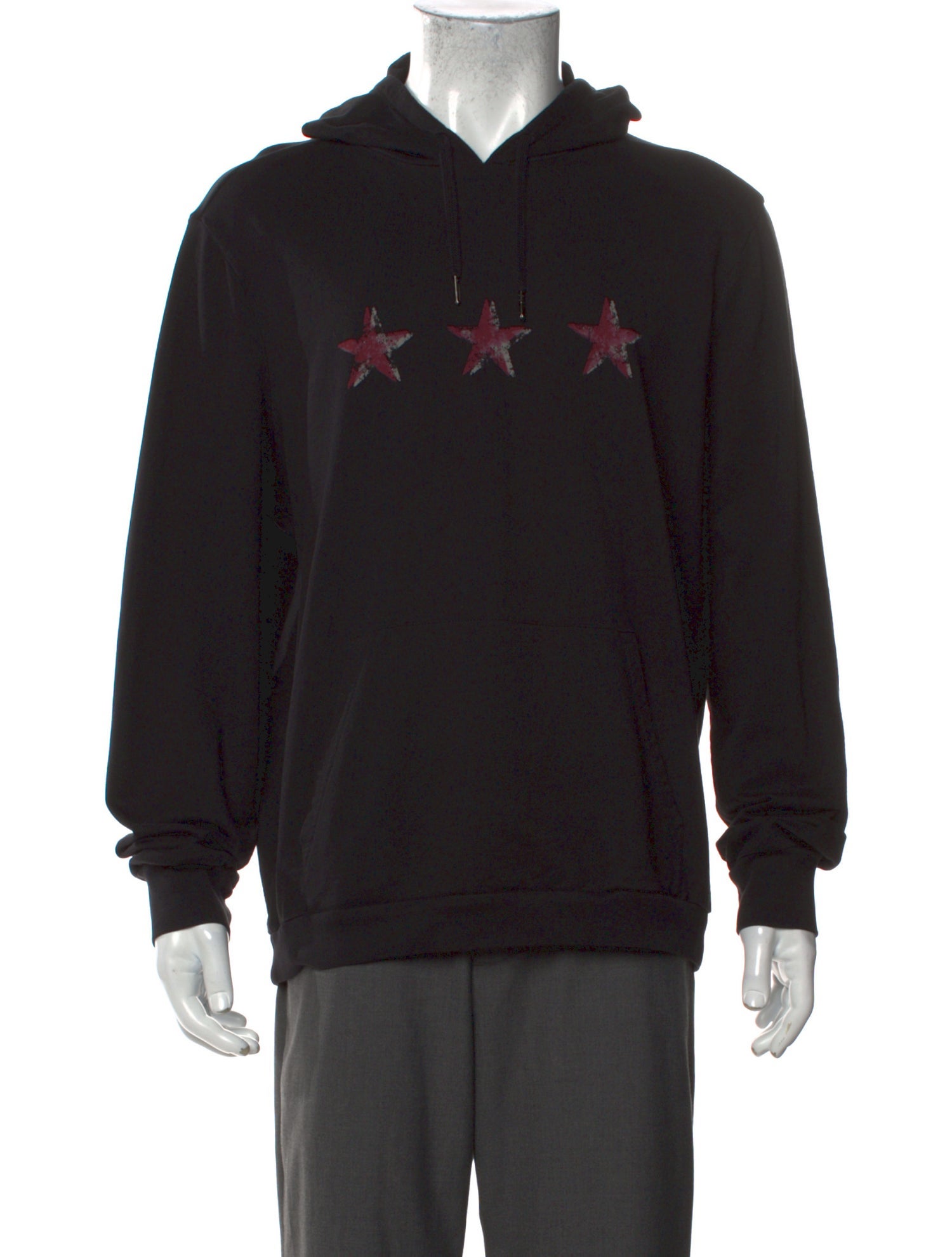 John Varvatos Graphic Print Crew Neck Hoodie