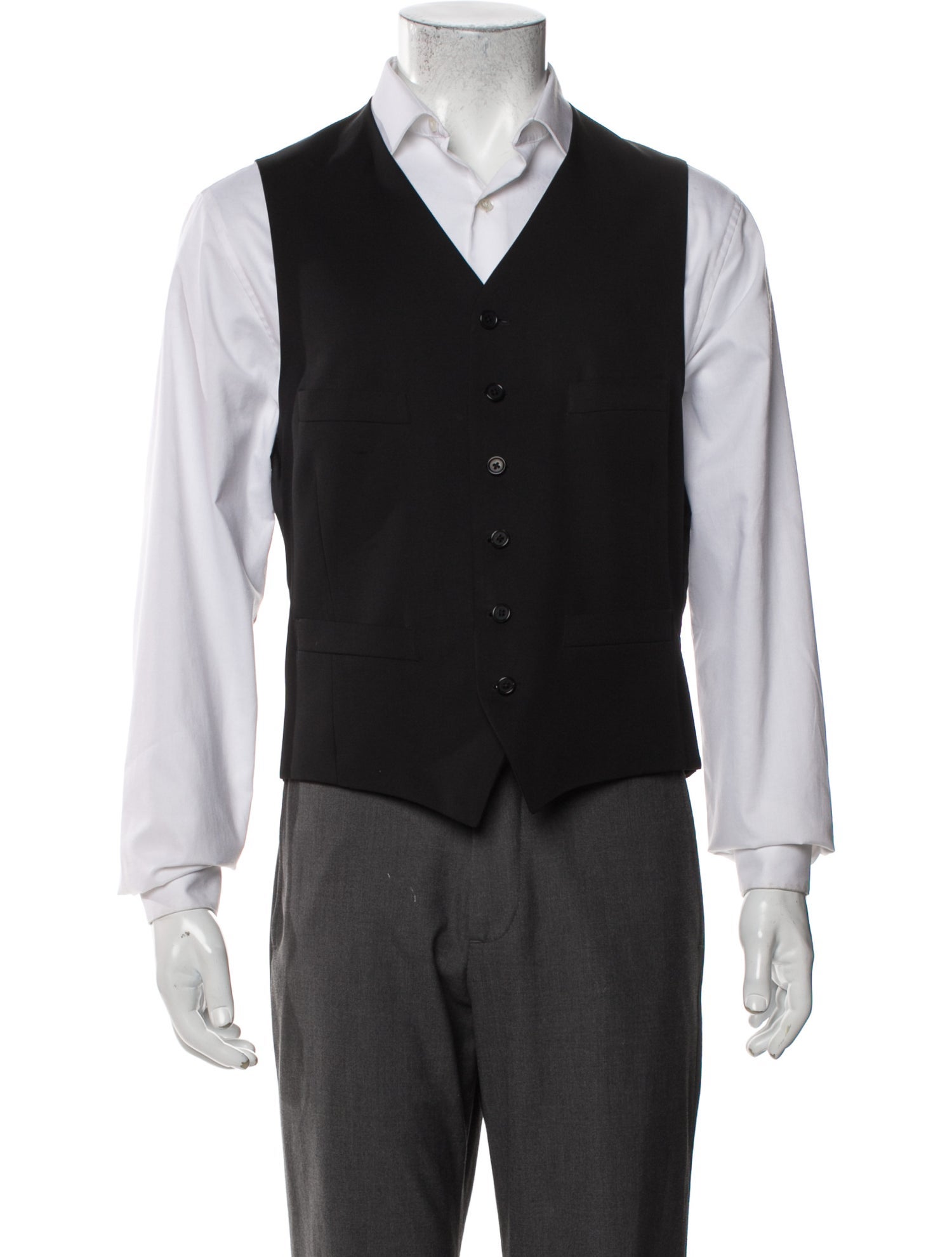 John Varvatos Virgin Wool Suit Vest