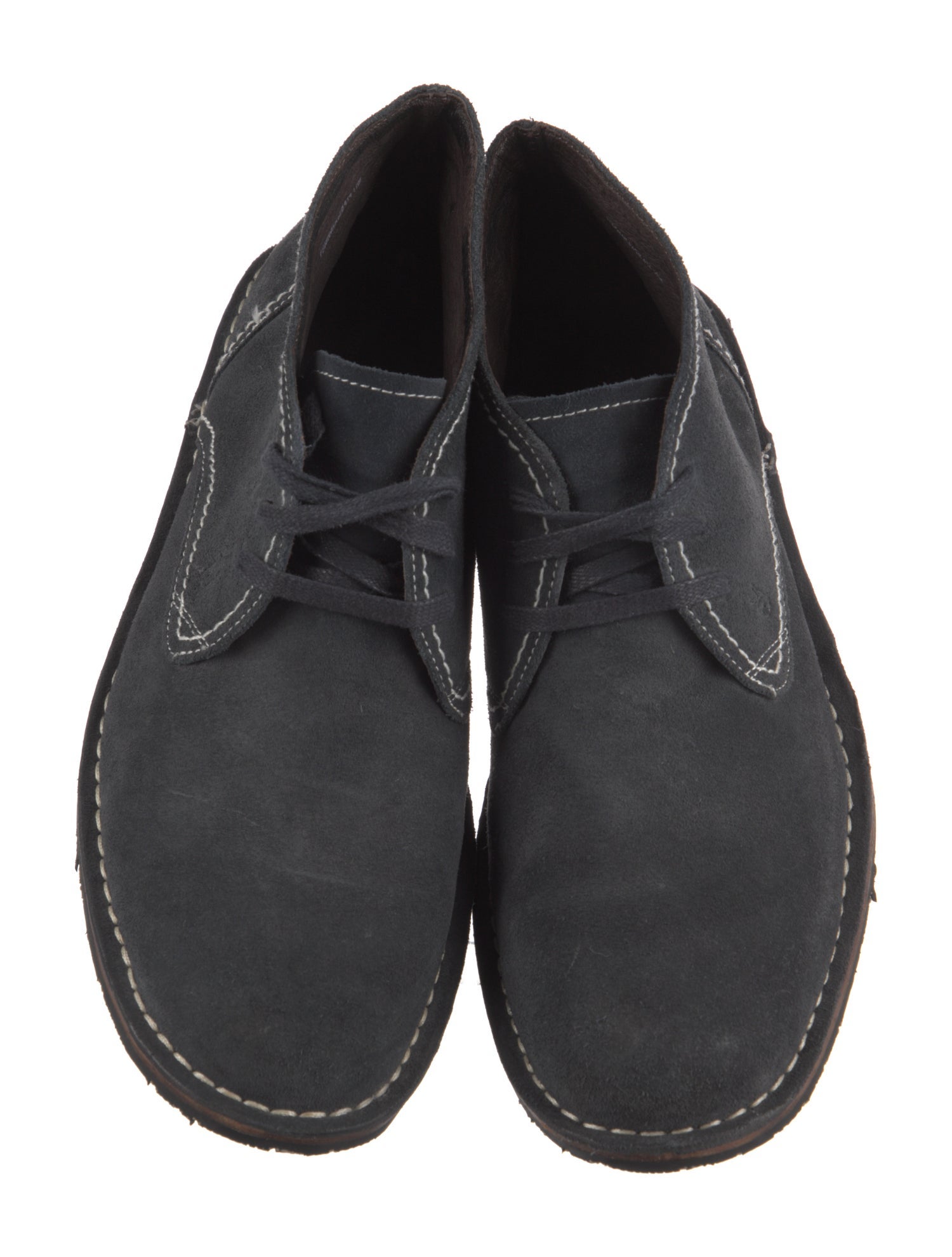 John Varvatos Suede Lace-Up Boots