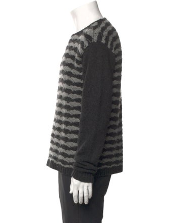 John Varvatos Wool Striped Pullover