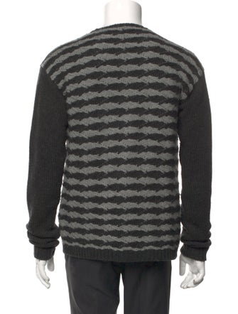 John Varvatos Wool Striped Pullover
