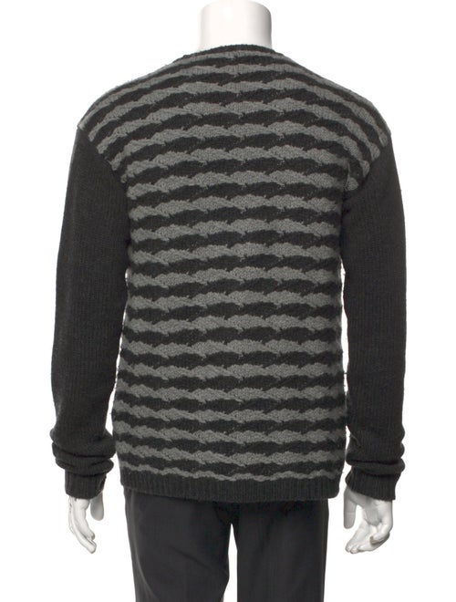 John Varvatos Wool Striped Pullover