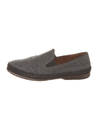 John Varvatos Canvas Loafers