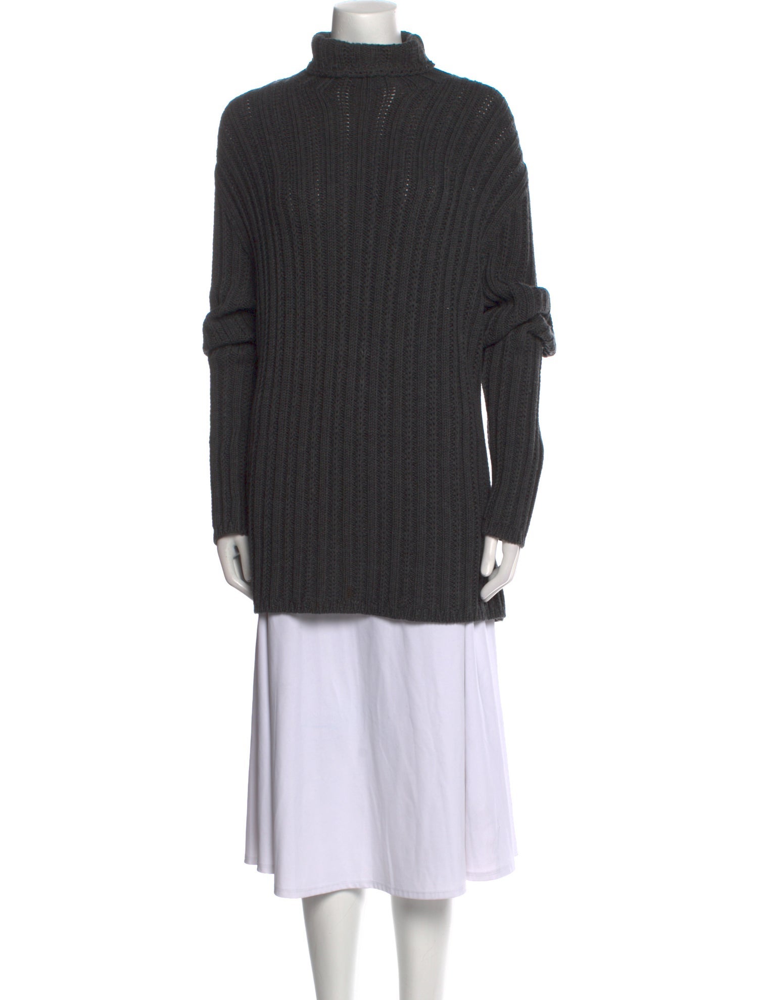 John Varvatos Merino Wool Mock Neck Sweater