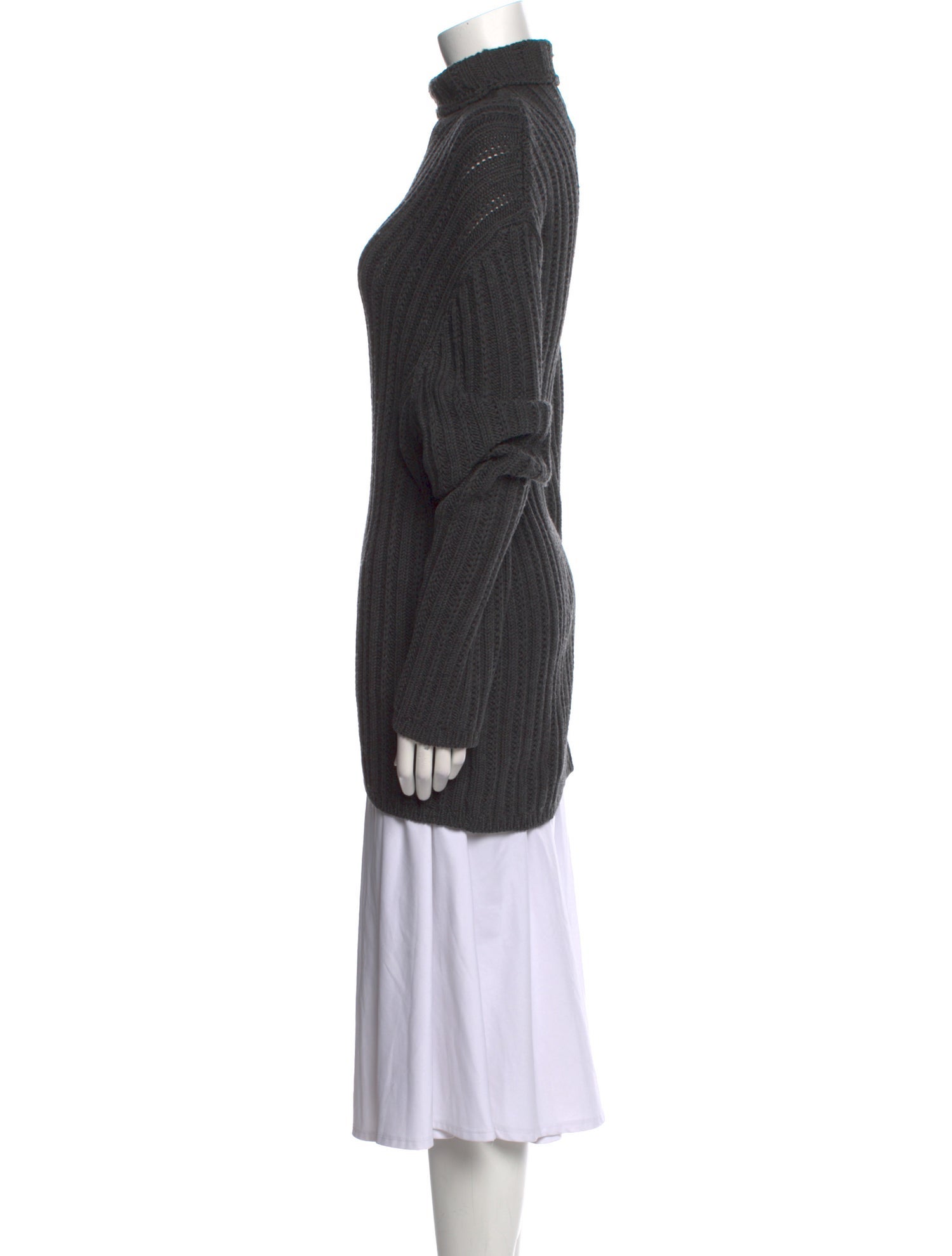 John Varvatos Merino Wool Mock Neck Sweater