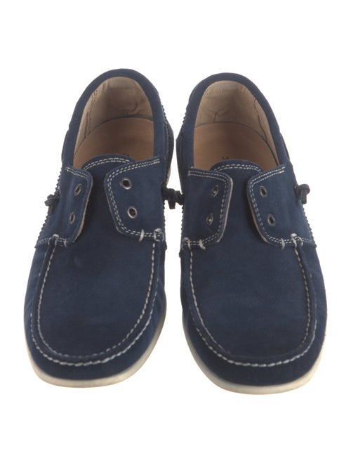 John Varvatos Suede Colorblock Pattern Espadrilles