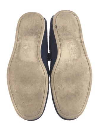 John Varvatos Suede Colorblock Pattern Espadrilles