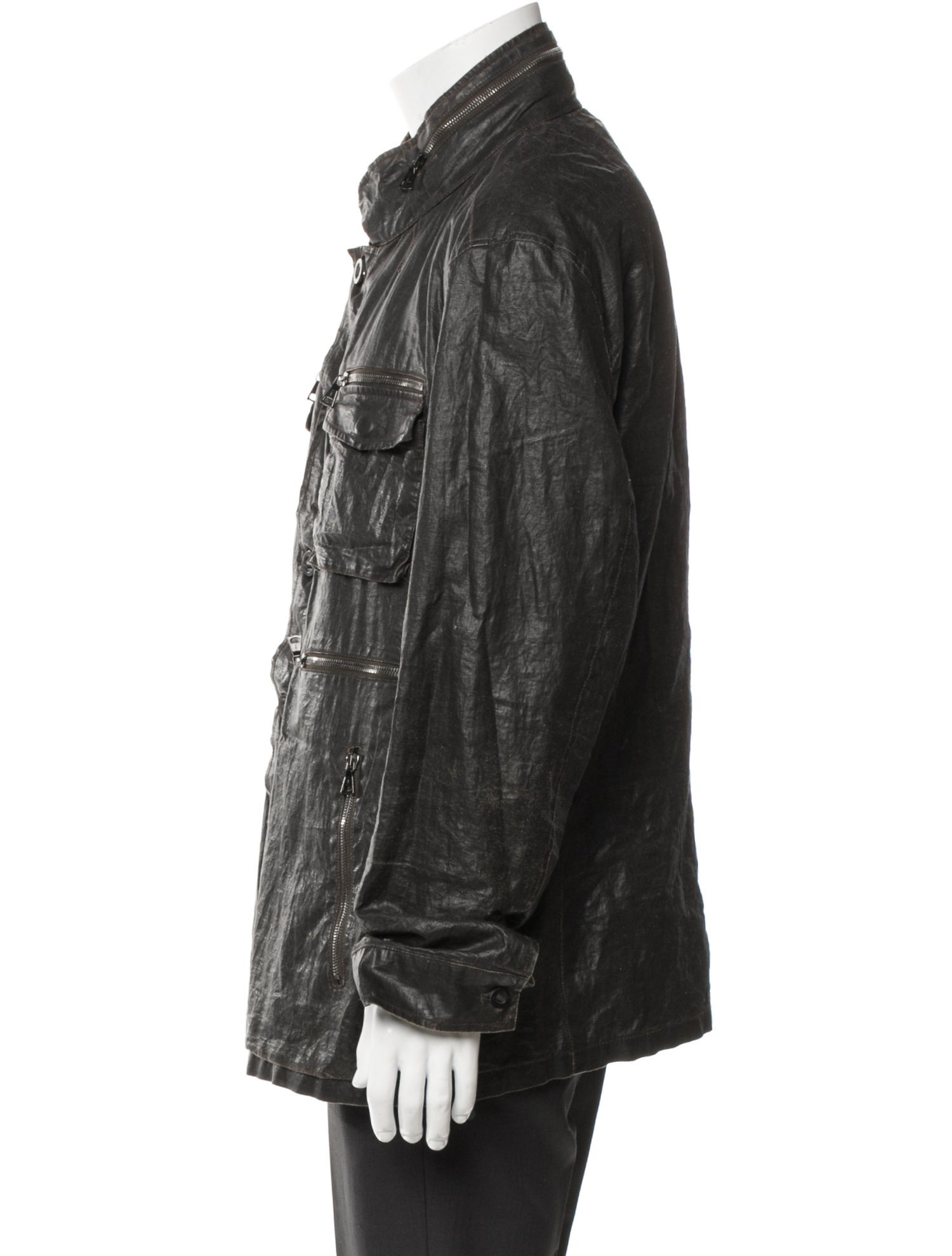 John Varvatos Linen Utility Jacket