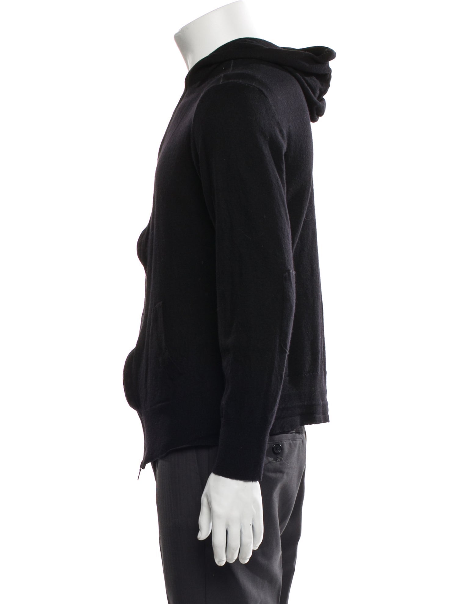 John Varvatos Merino Wool Crew Neck Cardigan