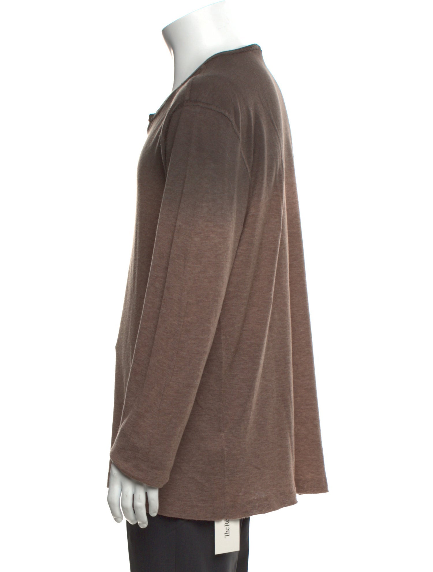 John Varvatos Cashmere Crew Neck Polo Sweater