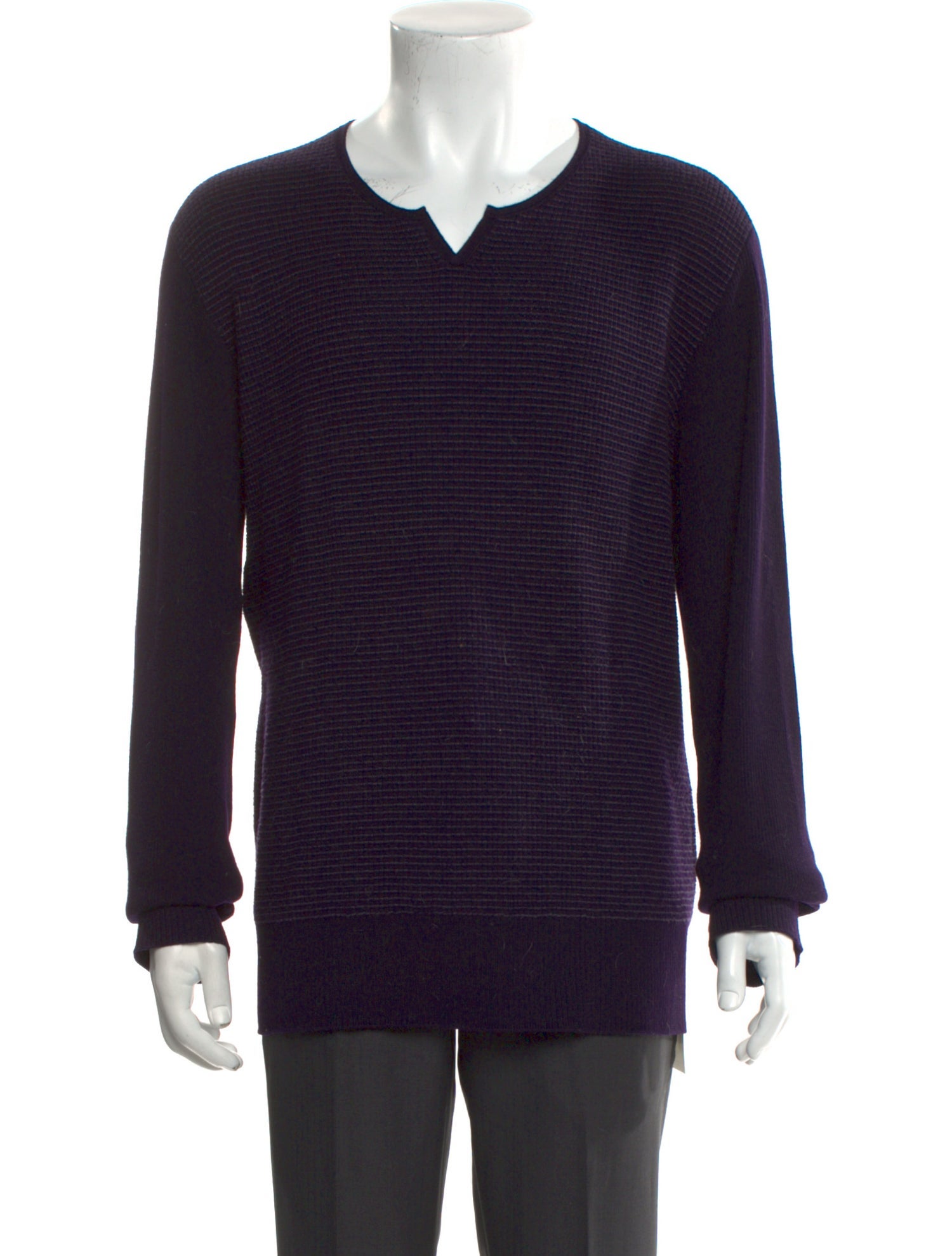 John Varvatos Merino Wool V-Neck Pullover