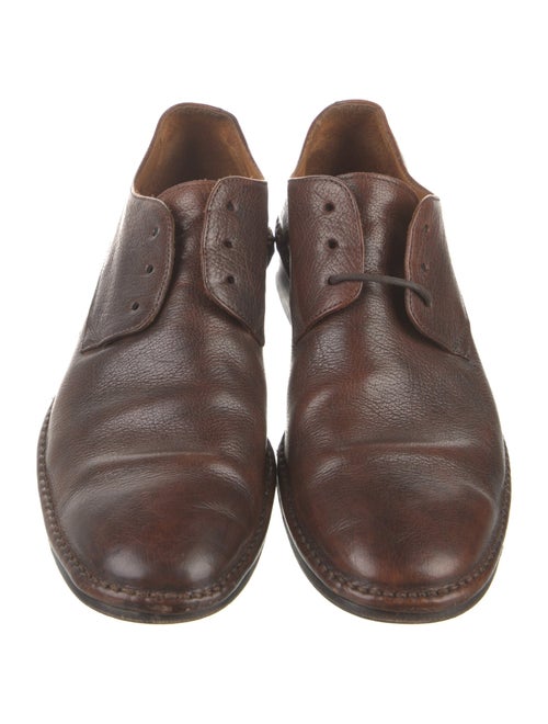 John Varvatos Leather Derby Shoes