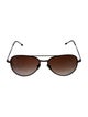 John Varvatos Aviator Gradient Sunglasses