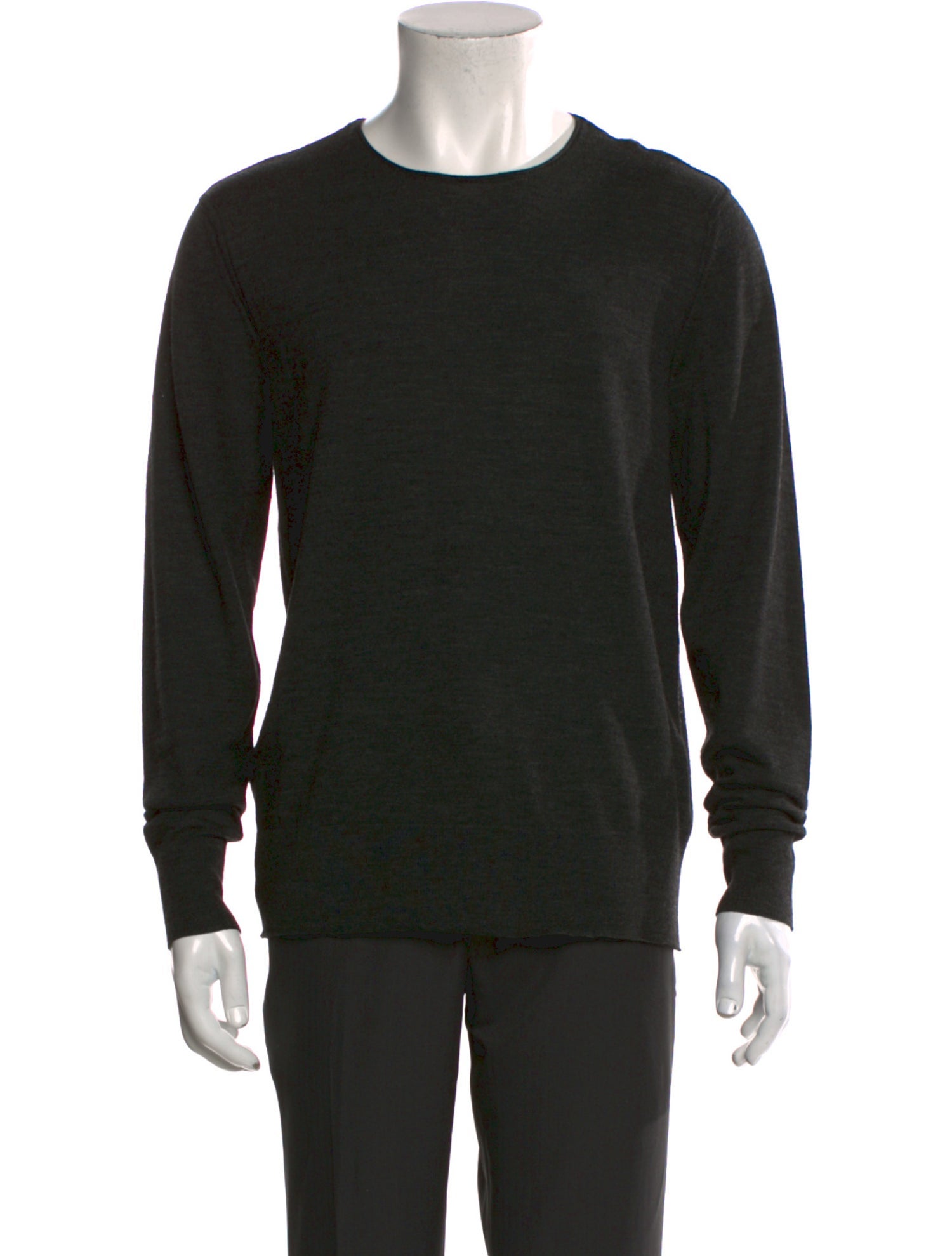 John Varvatos Merino Wool Crew Neck Pullover