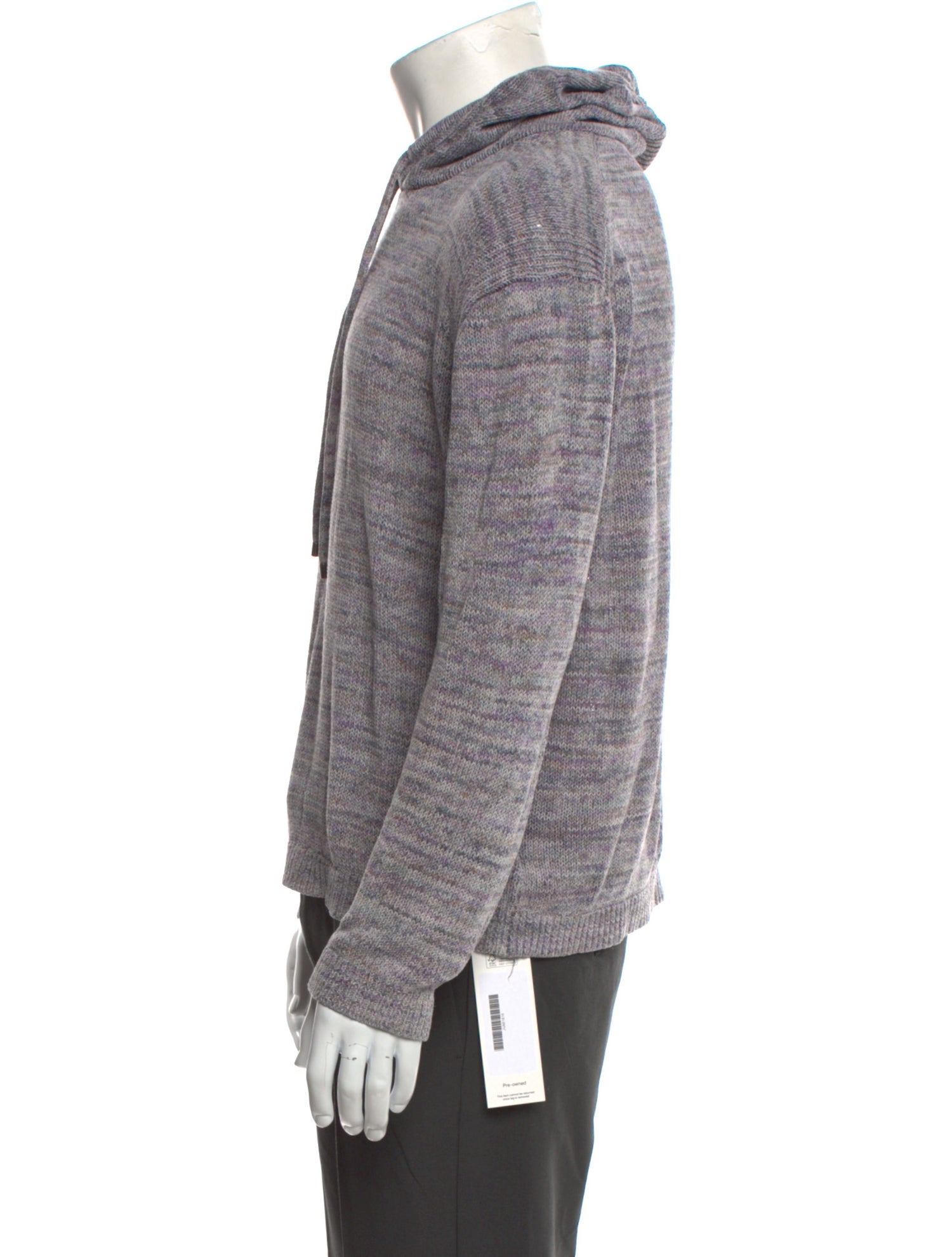 John Varvatos Silk Crew Neck Hoodie