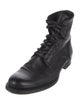 John Varvatos Leather Lace-Up Boots