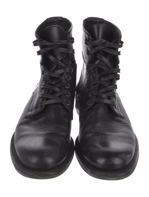 John Varvatos Leather Lace-Up Boots