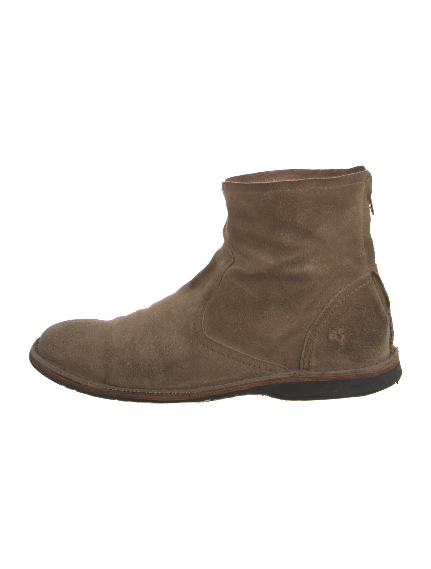 John Varvatos Suede Western Boots