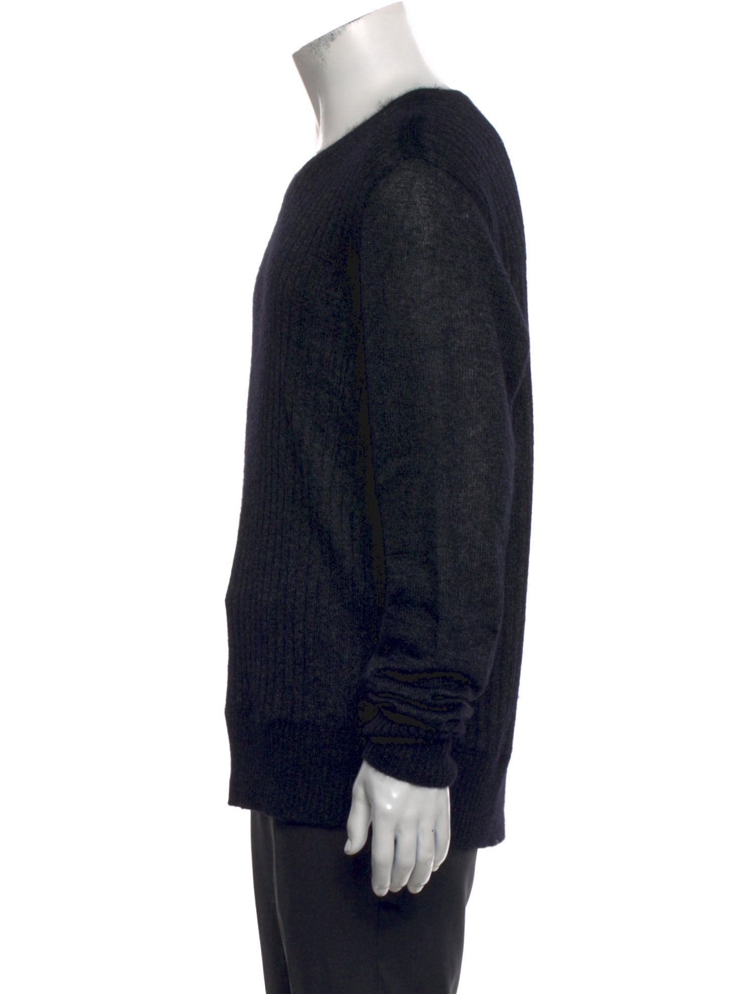John Varvatos Mohair V-Neck Pullover