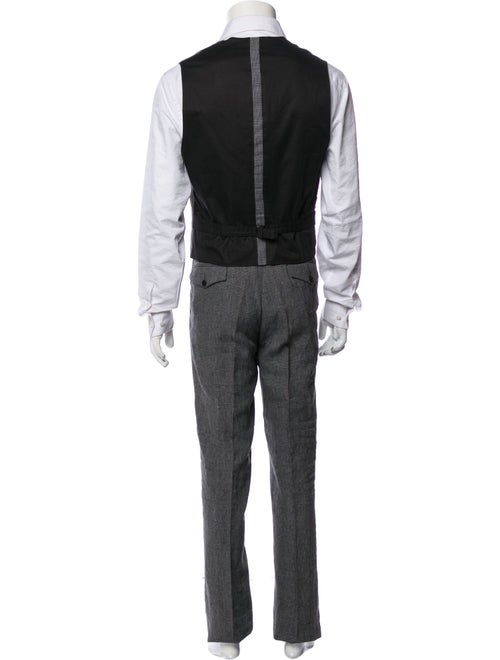 John Varvatos Linen Two-Piece Suit Vest