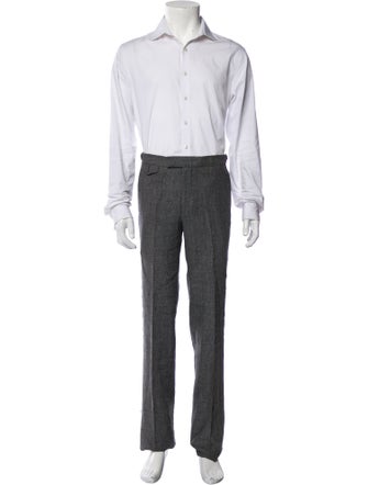 John Varvatos Linen Two-Piece Suit Vest