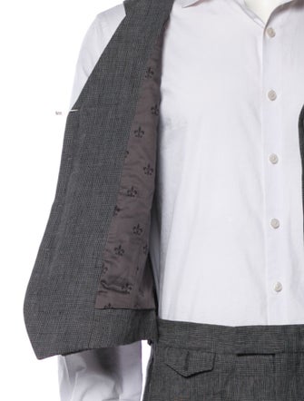 John Varvatos Linen Two-Piece Suit Vest