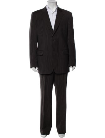 John Varvatos Wool Striped Two-Piece Suit